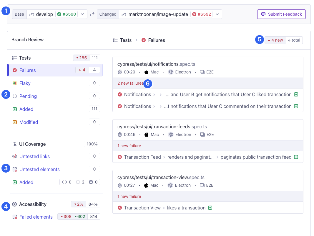 Branch Review Details