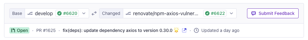 Branch Review Header